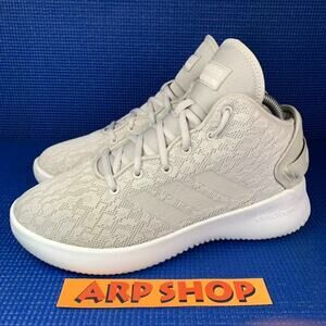 🔴 ADIDAS CF REFRESH MID Women`s Size 7.5 Grey White Basketball Shoes BC0012